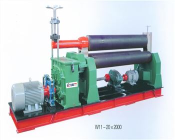 太(tai)原W11系列對(dui)稱式三輥(gǔn)卷闆機